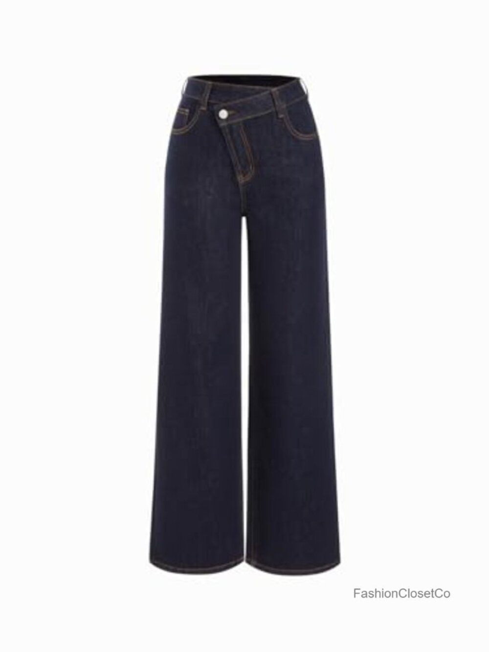 Wide Leg High Waisted Baggy Boyfriend Jeans Y2K Stretch Denim